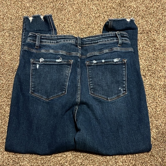 Vervet high rise skinny jeans frayed hem - Picture 3 of 4